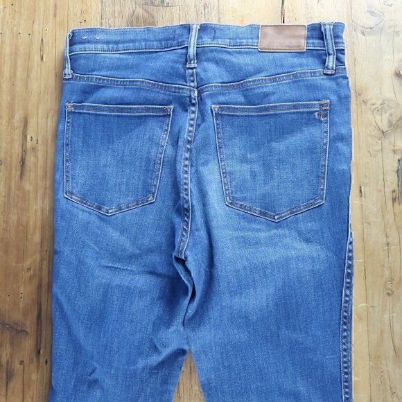 MADEWELL HIGH RISE SKINNY BLUE DENIM JEANS SIZE 30 - Picture 6 of 10